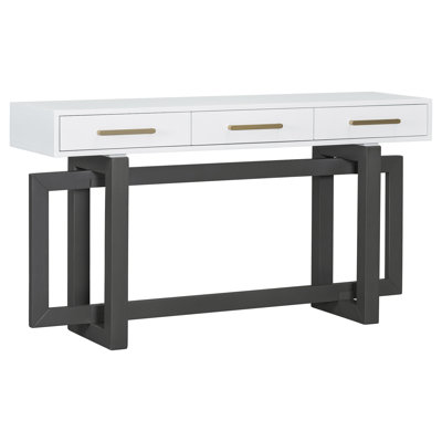 Elegant Console Table With Three Drawers
