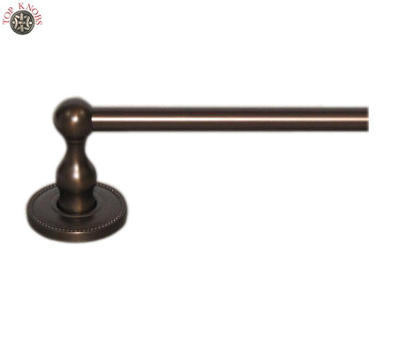 Edwardian Bath Single 32 1/2" Wall Mounted  Towel Bar, Oiled Rubbed Bronze