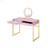 Coleen  & Gold Finish Vanity Desk W/Mirror & Jewelry Tray