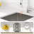 15" L x 17" W Undermount Bar Sink Single Bowl Prep Sink 16 Gauge Stainless Steel Kitchen Bar Sink