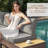 L-Shaped Rattan Outdoor Patio Sofa Set-200797401-171392812
