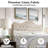 Lark Manor™ Upholstered Tufted Natural Linen Adjustable Headboard Bed-1215672237-1215672243
