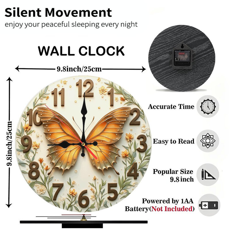 Horloge murale élégante