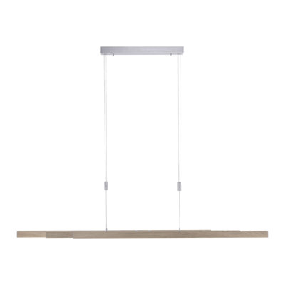 Hedgevale 3 - Light Wood LED Kitchen Island Pendant