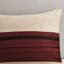 Grand édredon en rouge - 7 pièces de coussins brodés à l'intérieur en simili suède de luxe, lavable et doux en suédine-131248546-131248549