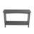 Outdoor 48'' Patio HDPE Adirondack 2-Tier Shelf Console Table, Rectangular Table Side Table, All-Weather Resistance-1156715852