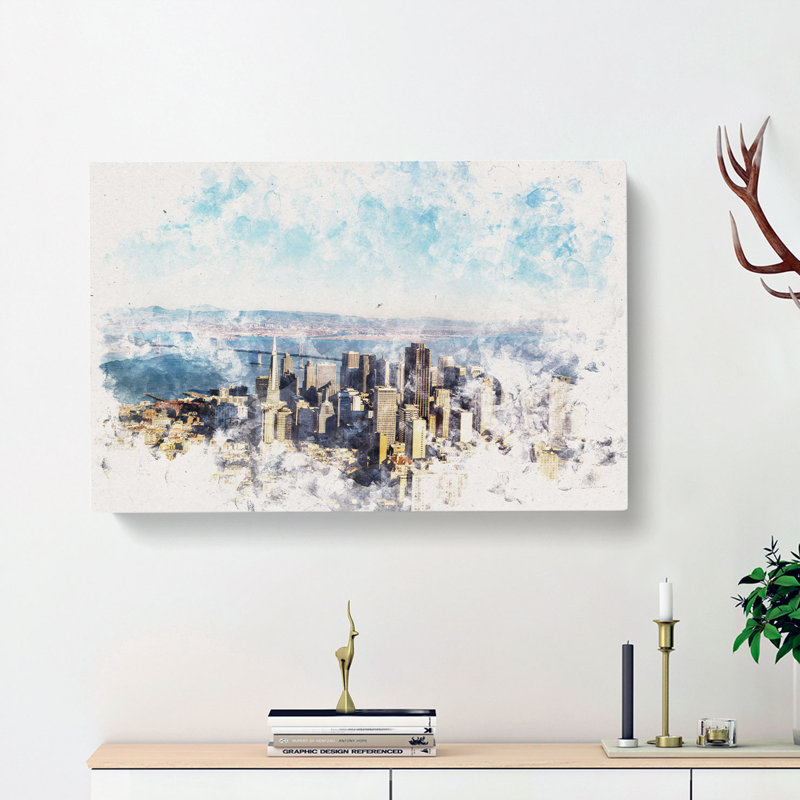 View of San Francisco - Wrapped Canvas, 35cm H x 50cm W x 3cm D