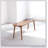 Natural Oak Wood for Dining Bench Table Bench for Living Room