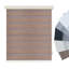 Store zébré Shadesu pour fenêtres, l 51 po x H 72 po, gris, abat-jour zébré à double couche sans contrôle, contrôle de la lumière pour le jour et la nuit, stores transparents pour fenêtres d'intérieur, chambre à coucher, cuisine-2127062106-2127062109