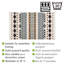 Melmore Cotton Non-Slip Bath Mat