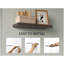 Tablettes flottantes, Sienna, 2 tablettes, H 1,50 po-128899045