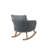 Contemporary Minimalist Wicker Rocking Chair-396700956