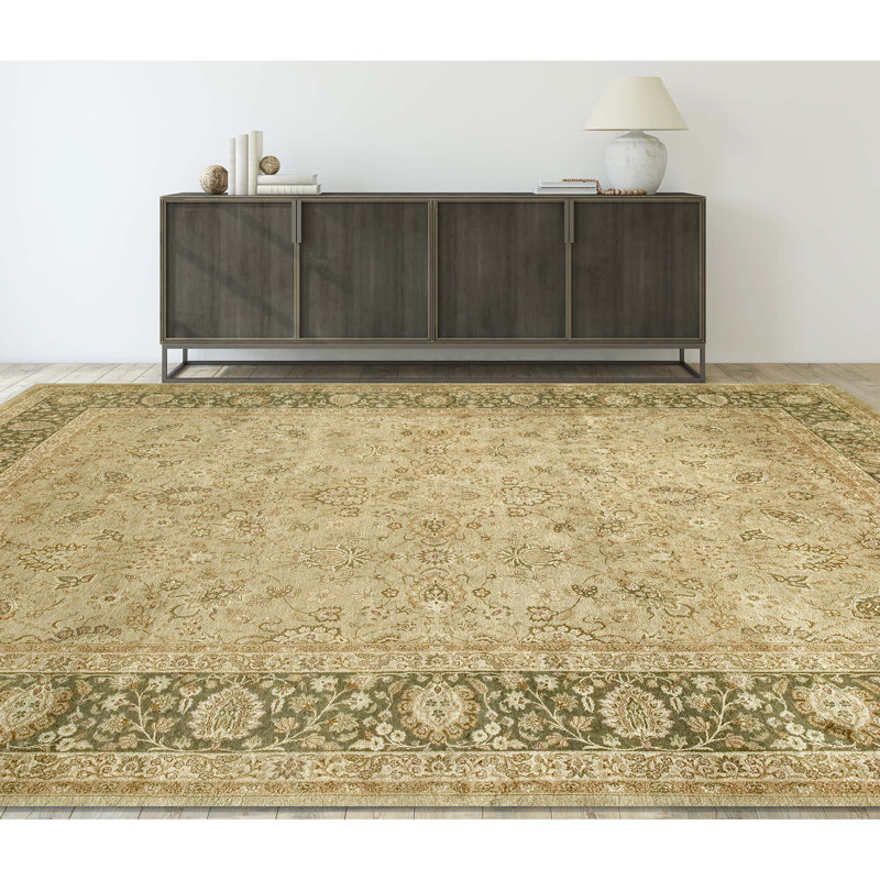 Wool Oriental Area Rug, Rectangle 12' x 24'