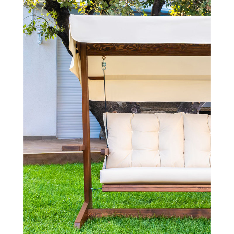 Balancelle de jardin triple, Beige