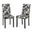 Chaise parsons rembourrée Reimers en noir / gris