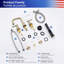 N83008H Widespread 2-handle Bathroom Faucet with Drain Assembly-105306604