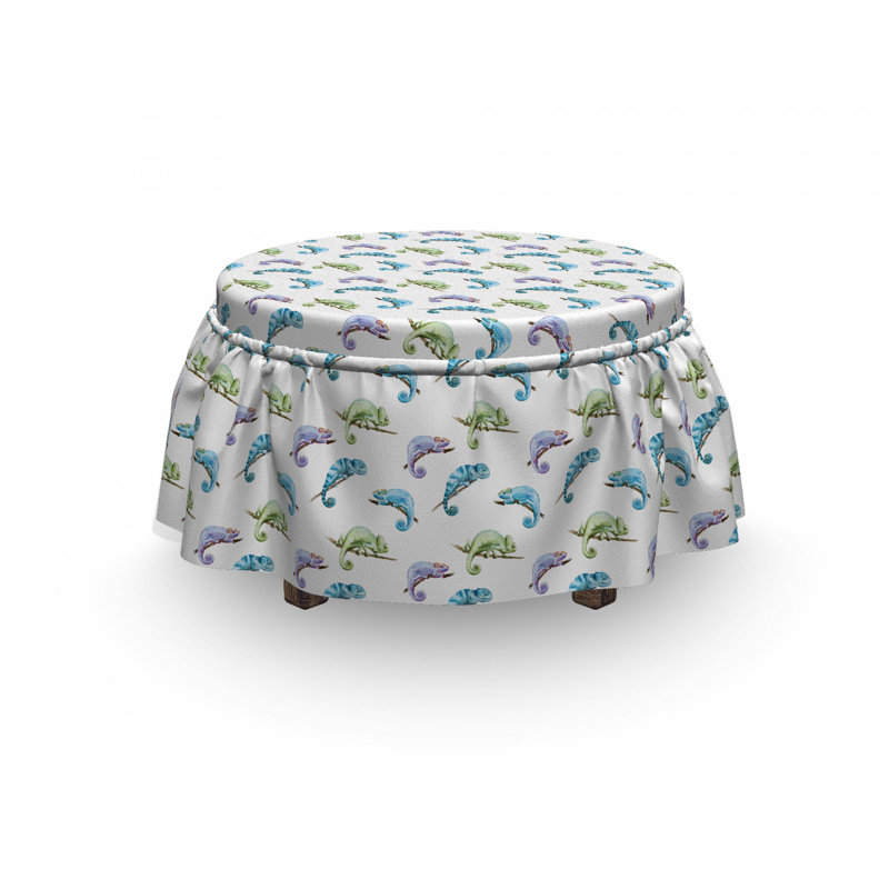 Housse pour repose-pieds chameleon