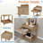 Retro Style Nightstand With 1 Drawer, An Open Shelf, Turned Legs And Metal Handles