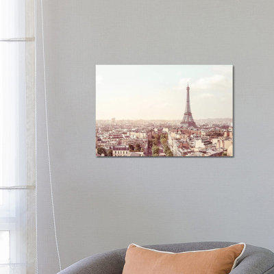 «Paris Eiffel Tower» par Ruby and B - Photographie sur toile tendue