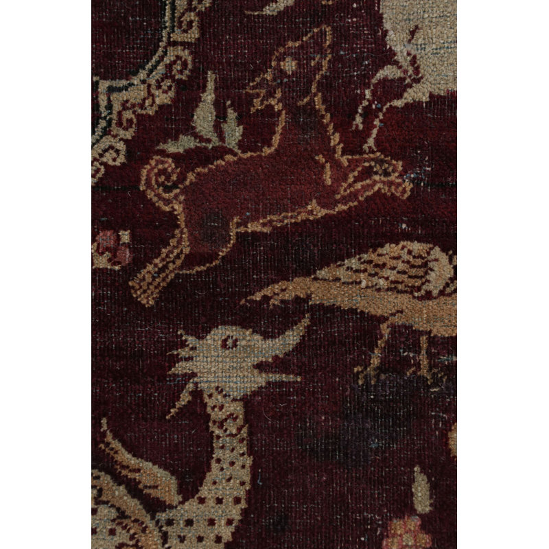 Agra One-of-a-Kind Rectangle 14'2" X 14'5" Hand Knotted Area Rug