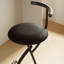 Chaise d'appoint noire à dossier bas (ensemble de 8)-133447342-133447346-133447348