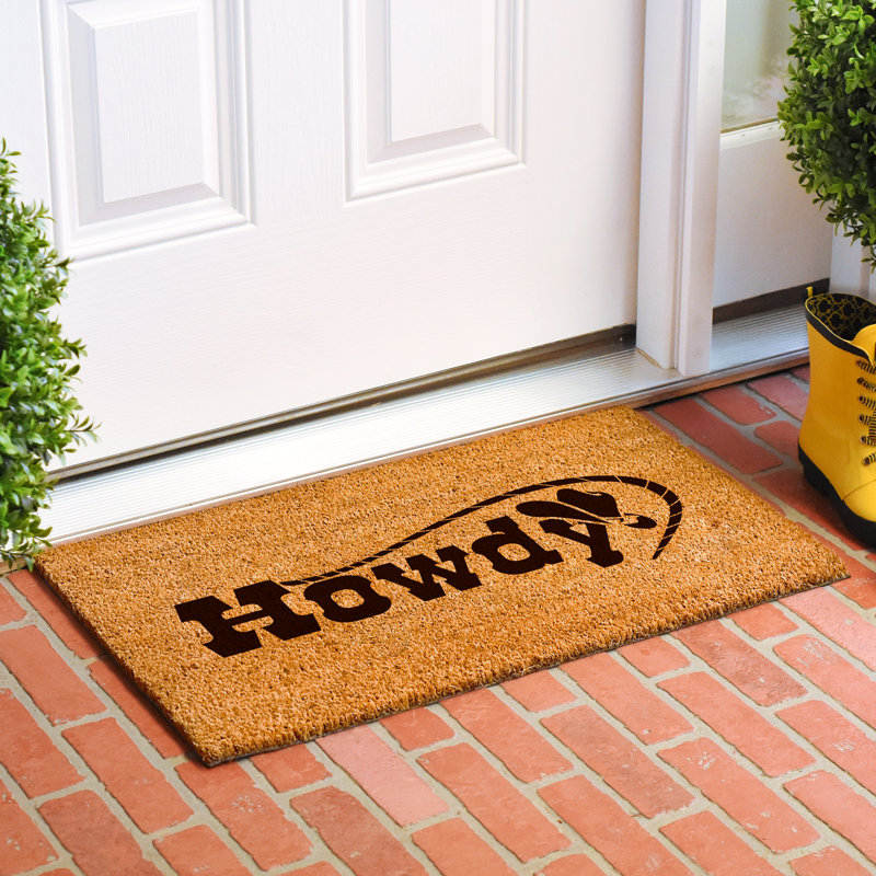 Cangelosi Non-Slip Outdoor Doormat, 24" W x 48" L