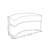 Niama Curved Chenille Storage Ottoman-617328548