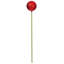 The Holiday Aisle® 3" x 18" Glitter Ball Ornament Stick 12/Bag. 3 inch ornament on an 18 inch stick.-1104323787