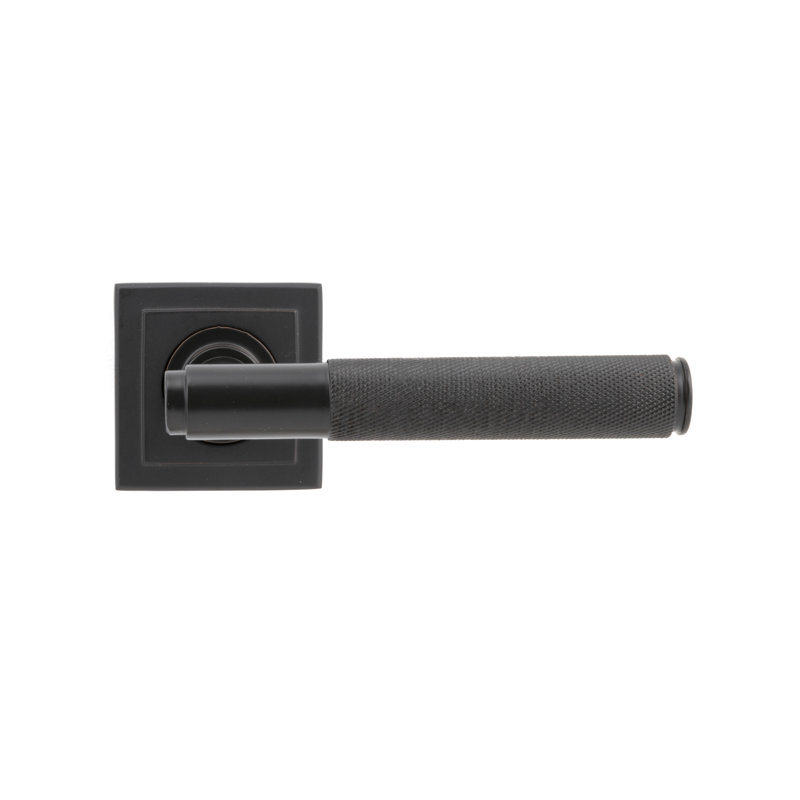 Brompton Lever on Rose Set (Square), Aged Bronze