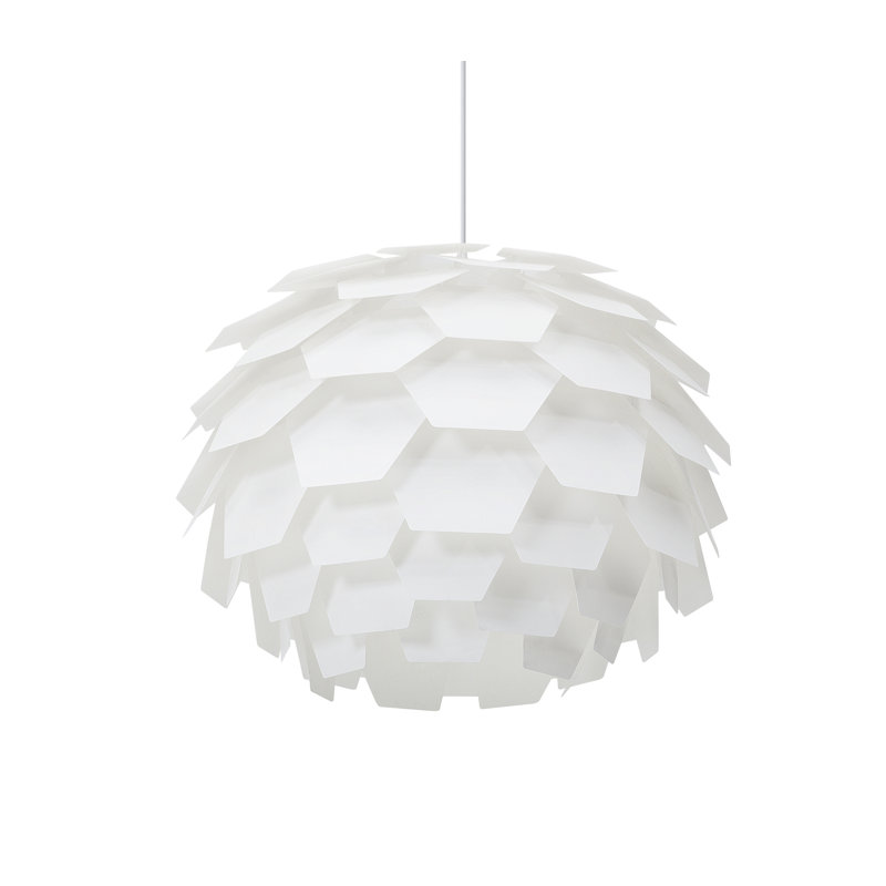 Hampshire 1 - Light Unique/Statement Pendant, 176cm H x 60cm W x 60cm D, Copper/White