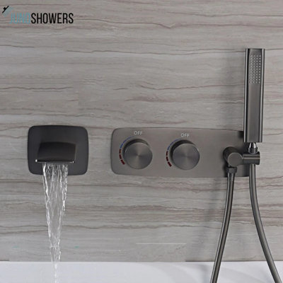 Robinet de lavabo en bronze brossé avec technologie d'économie d'eau et fluidité