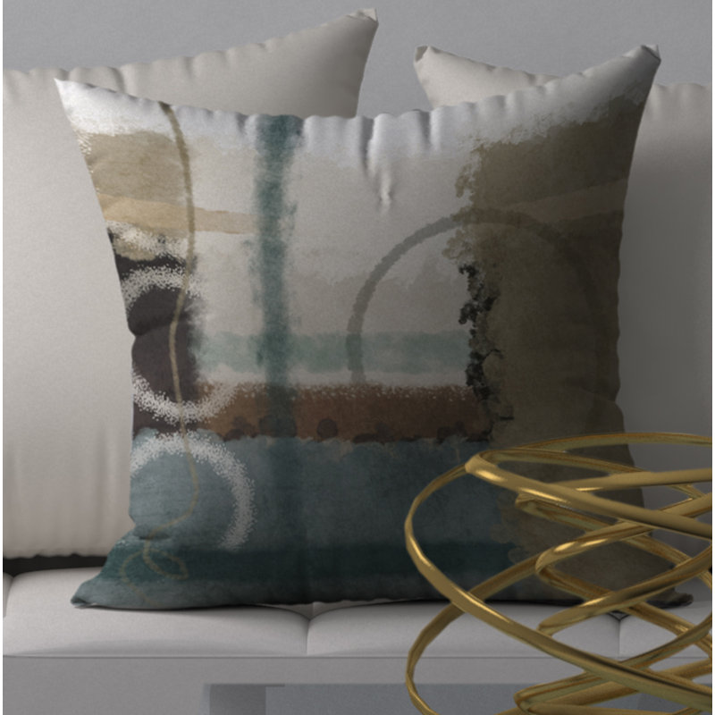 Housse de coussin et insert de coussin carré brimming success, 18" x 18"