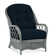 Chaise avec accoudoirs en rotin Everglade