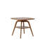 Table de salle à manger avec tablette de rangement, bois moderne