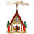Kurt Adler 12-Inch Wood Alpine House Carousel with Candles