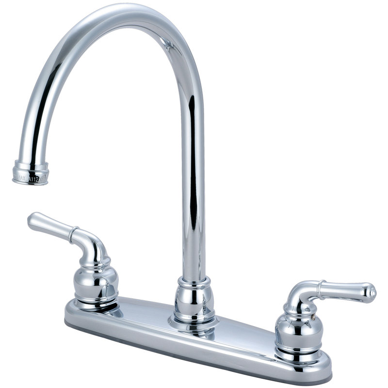 Olympia Faucets Kitchen Faucet, Polished Chrome
