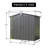 Jalen 6.5x4.2FT Outdoor Metal Storage Shed with Gable Roof