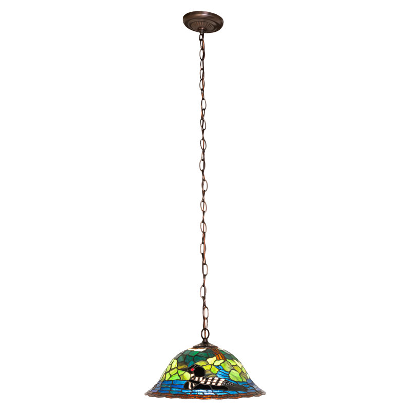 14" Wide Loon Pendant