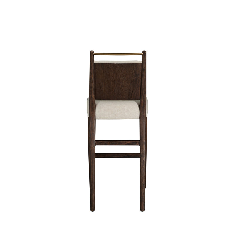 Highland Oak Reclined Back Bar Stool, Dusk