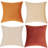 Velvet Throw Pillow Covers,Contrasting colors Pillows Decorative Set of 4-114187995-114187993
