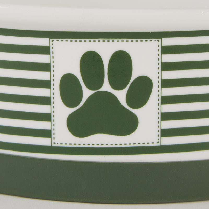 Anti-Skid Pet Bowl, Hunter Green, 1.43 fl.oz
