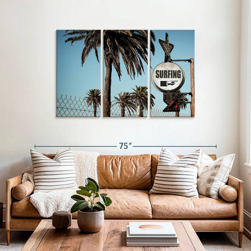 Signe de spot de surf Senne, H 36 po x l 57 po