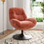 Upholstered Swivel Accent Chair-1921957025