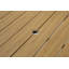 Table de salle à manger extérieure pliante pour 4 à 6 personnes, structure en acier avec trou de parasol pour patio, jardin, cour, terrasse, bord de piscine (jaune)