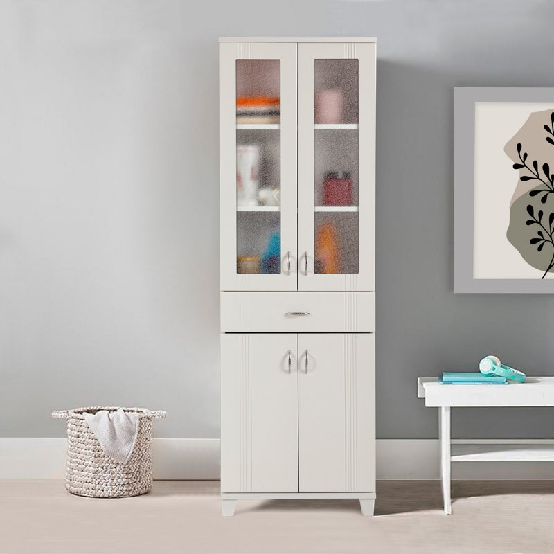 Armoire à linge Chouteau l 22,83 po x H 69,84 po x P 15,16 po