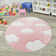 Aleisha Shaggy Pink Rug