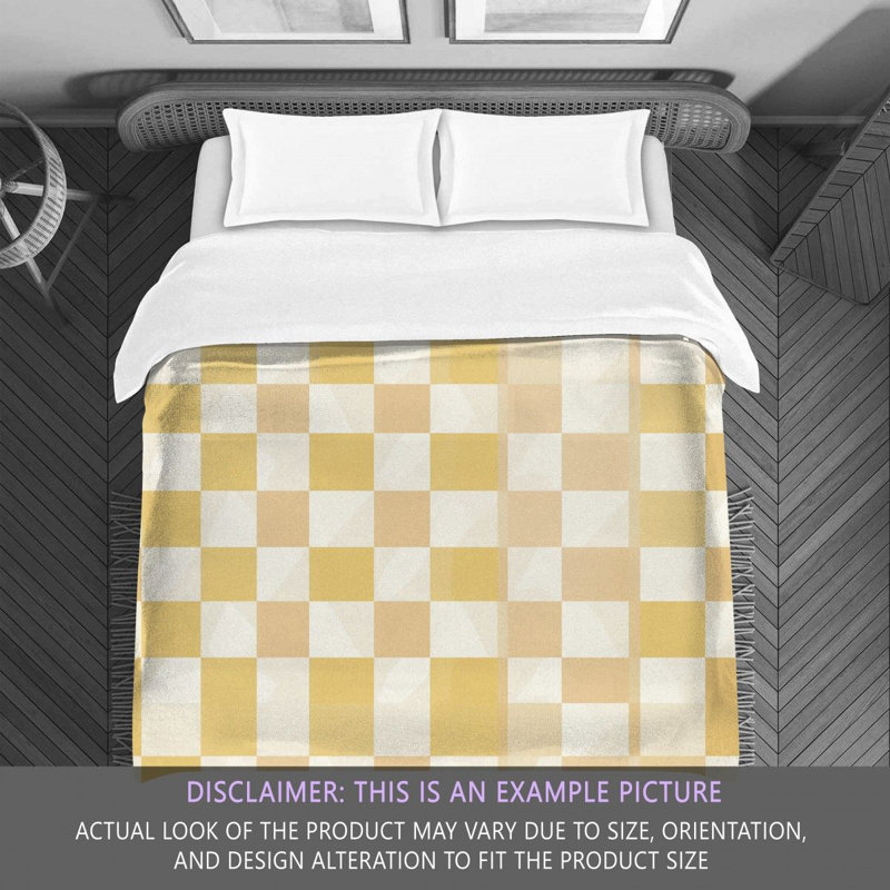 Checkered Comforter, King Comforter