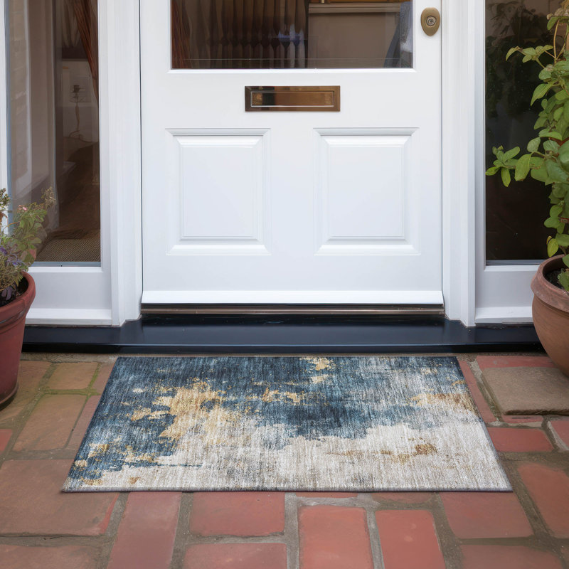 Tapis Chayil avec envers antidérapant, Rectangle 1 pi 8 po x 2 pi 6 po
