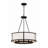 Makhel 6 Light Black Forged Chandelier