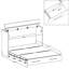 Lit cabinet TRIADE – design escamotable gain de place avec lit queen et matelas inclus – choix de finis-13828359
